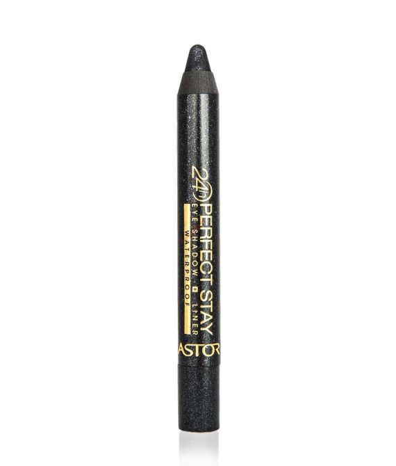 Astor 24H Perfect Stay Eye Shadow & Liner Waterproof  730 Glitter Black (Beauty 10321)