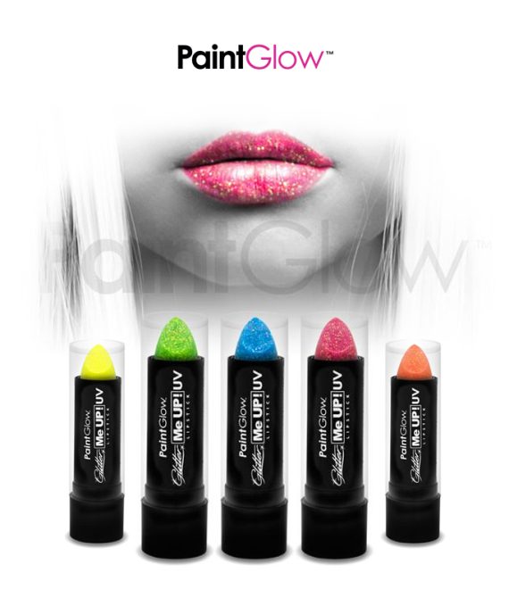 Paintglow Neon UV Glitter Lipstick 5g (Beauty 10501)