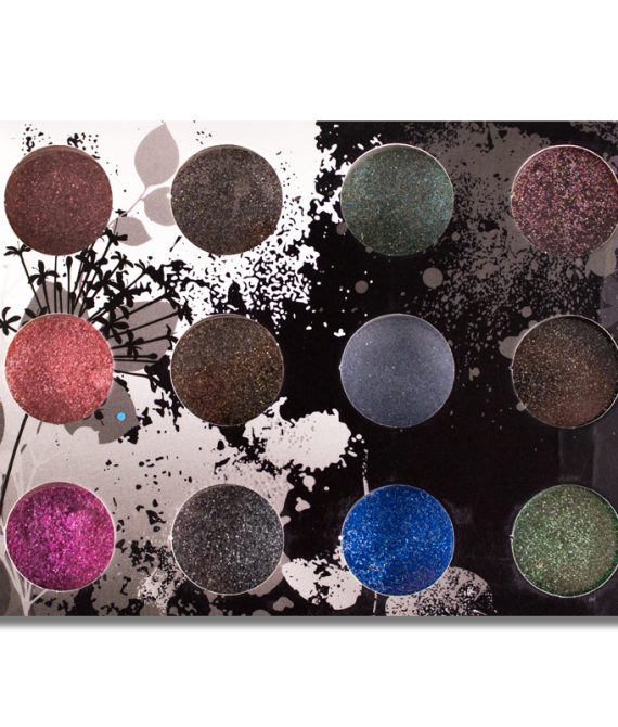 Διακοσμητική Σκόνη Glitter Σετ 12 τεμαχίων