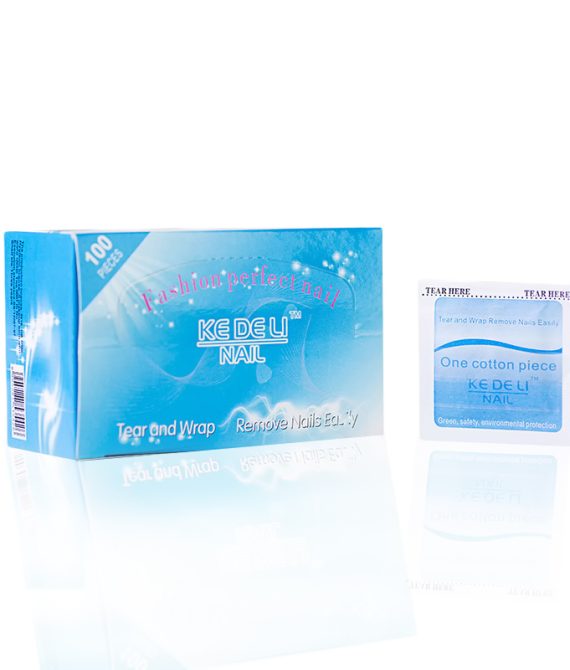 Wraps Remover for nail color and gel – Set 200 pcs (10252)