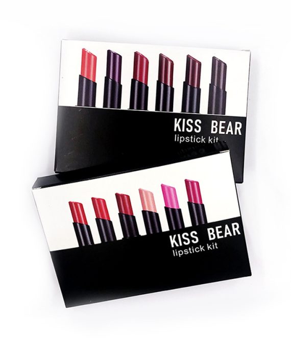 KISS BEAR Σετ Κραγιόν 6 Χρωμάτων (Beauty 11072)