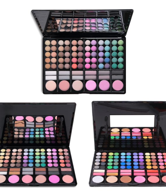 78 χρώματα Παλέτα Makeup με Καθρέφτακι 336g by La Meila