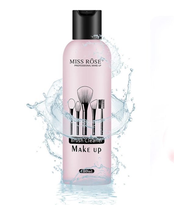 MISS ROSE Υγρό Καθαρισμού Πινέλων Μακιγιάζ 180ml