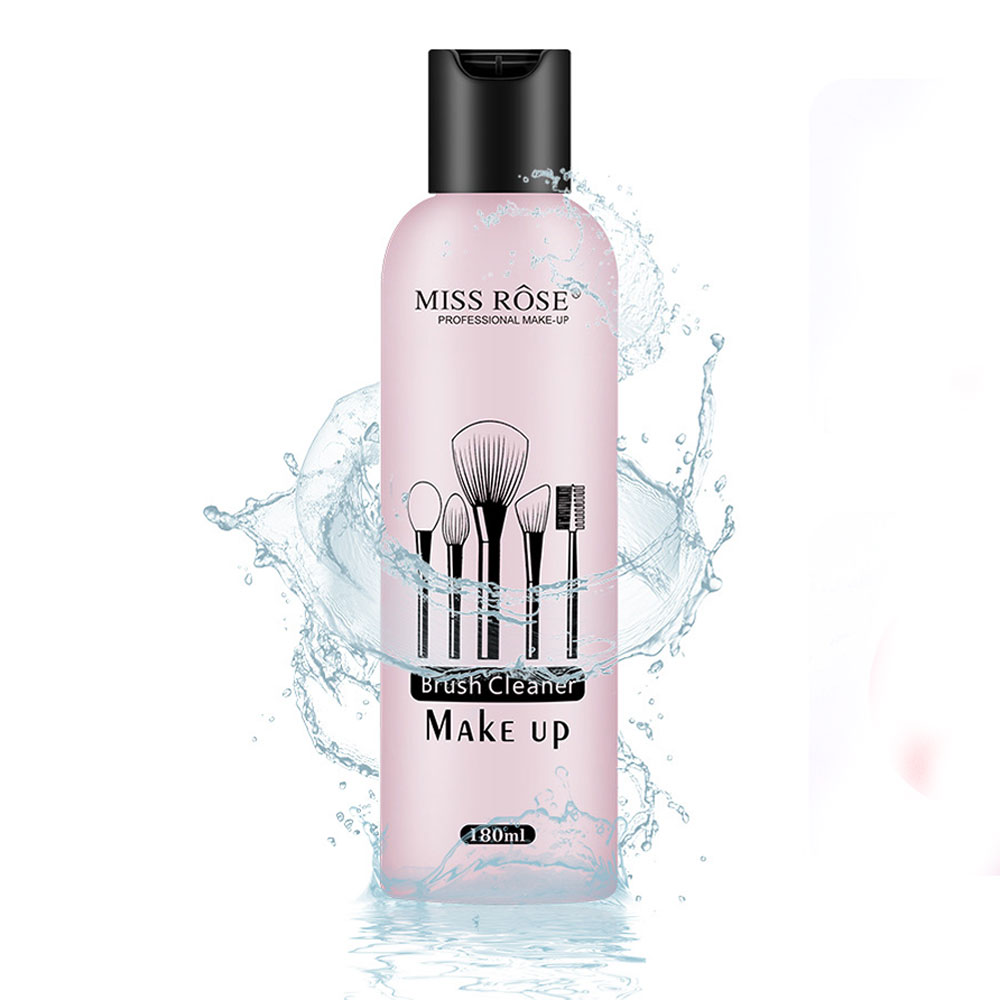 MISS ROSE Υγρό Καθαρισμού Πινέλων Μακιγιάζ 180ml