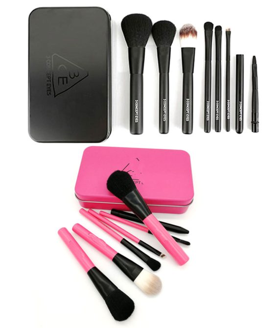 7 Πινέλα σε Κασετίνα Ταξιδίου Beautyware