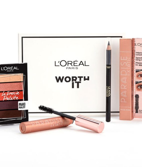 L’Oréal Paris Worth It Mascara, Eyeshadow and Eyeliner Eye Kit