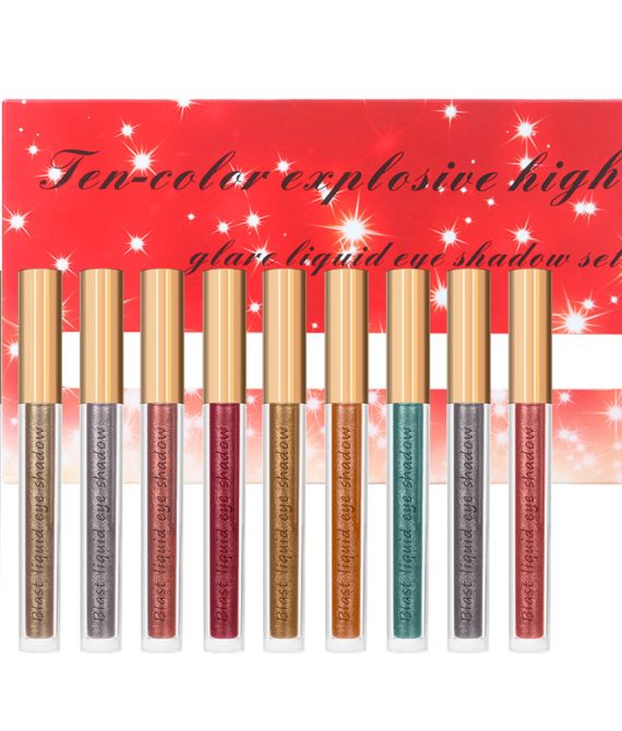 POPFEEL Σετ 10 Μεταλλικά eye shadows