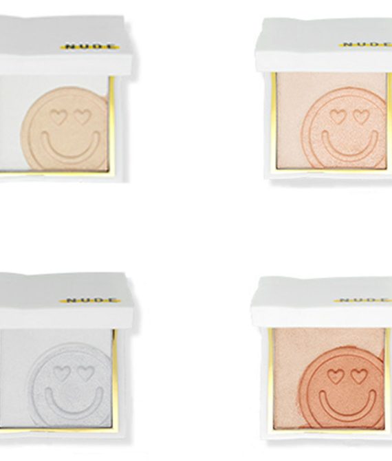 NUDE Διπλή Παλέτα Highlighter με Καθρεφτάκι