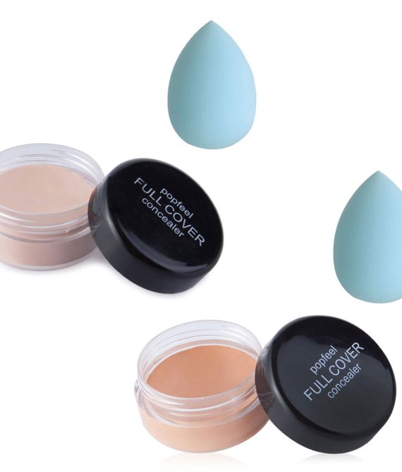 POPFEEL ΣΕΤ CONCEALER FOUNDATION ΚΑΙ 1 ΣΦΟΥΓΓΑΡΑΚΙ