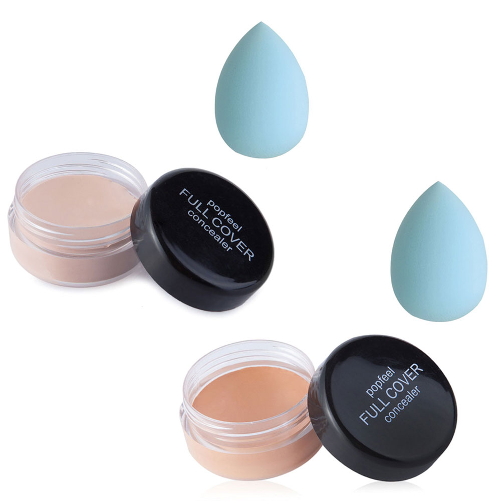 POPFEEL ΣΕΤ CONCEALER FOUNDATION ΚΑΙ 1 ΣΦΟΥΓΓΑΡΑΚΙ