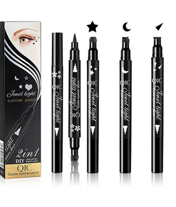 QIC ΑΔΙΑΒΡΟΧΟ EYELINER & ΣΦΡΑΓΙΔΑ 1G ΜΑΥΡΟ