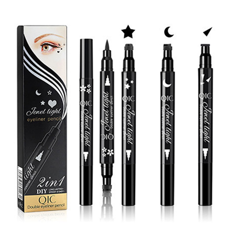 QIC ΑΔΙΑΒΡΟΧΟ EYELINER & ΣΦΡΑΓΙΔΑ 1G ΜΑΥΡΟ