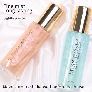 MISS ROSE BODY SHIMMER MIST 60ML