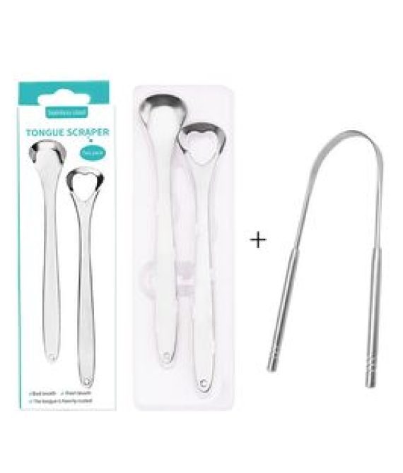 SET TONGUE SCRAPER